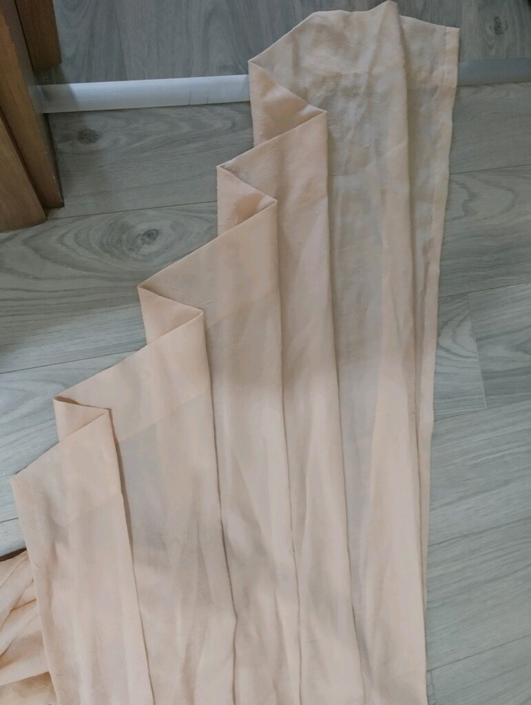 Salon perdesi, Açık somon renk, sıfır ayarında, Tertemiz, çok güzel - 5