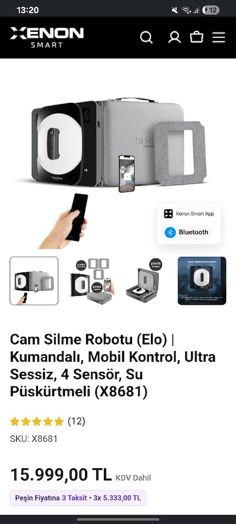 Xenon smart cam silme robotu