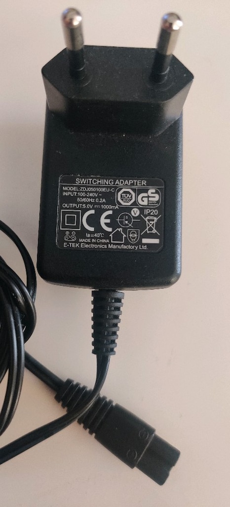 Wahl, Grundig, Carrera ve Leifheit ZDJ050100EU-C model şarj adaptörü. - 2