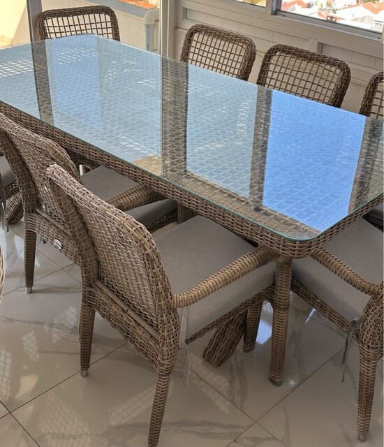 Rattan masa takımı