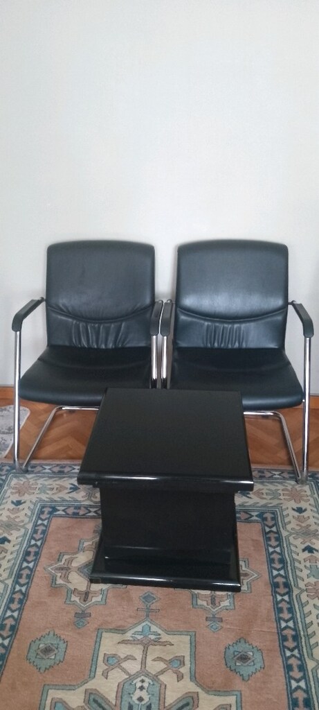 Ofis Deri Sandalye Takımı - 3