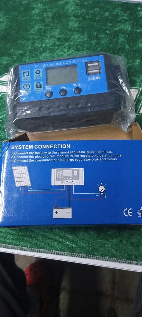Akıllı Solar Şarj Kontrol Cihazı 12V/24V - LCD Ekranlı - 2