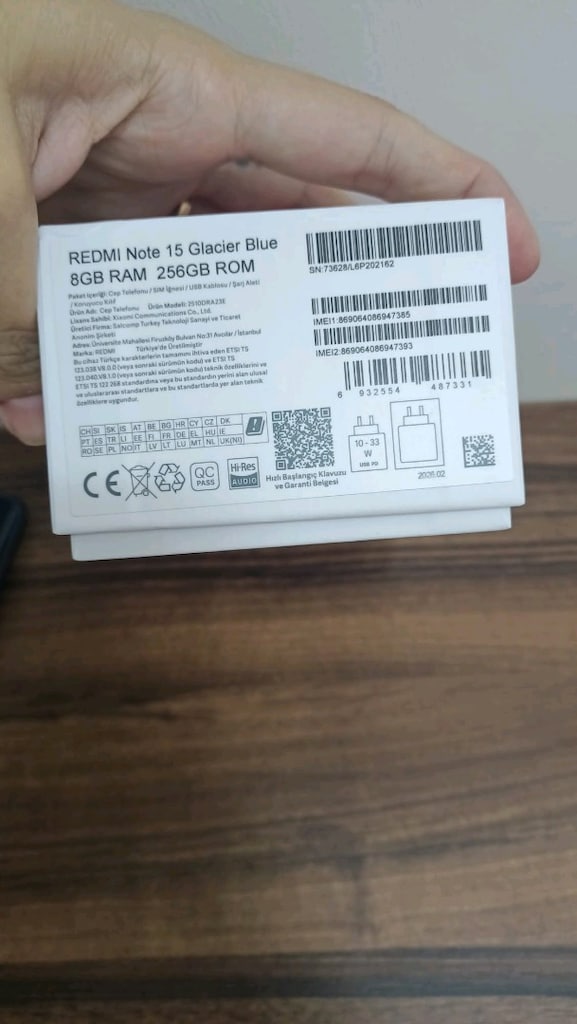 az kullanılmış redmi note15 - 4