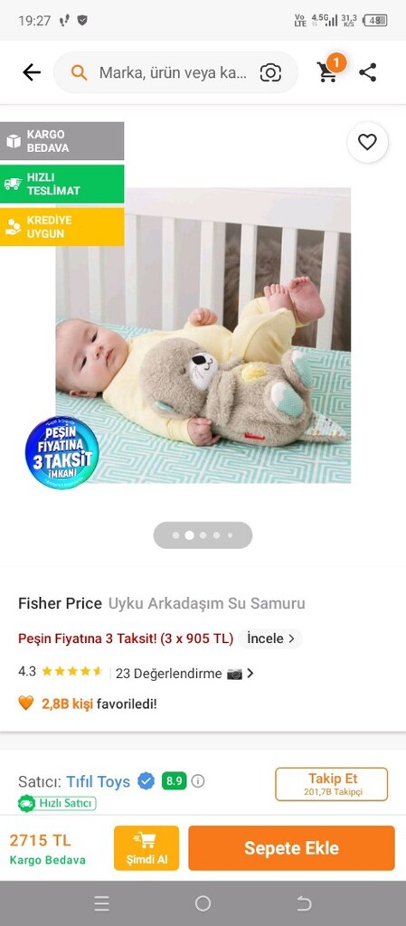 fisher price uyku arkadaşı - 3