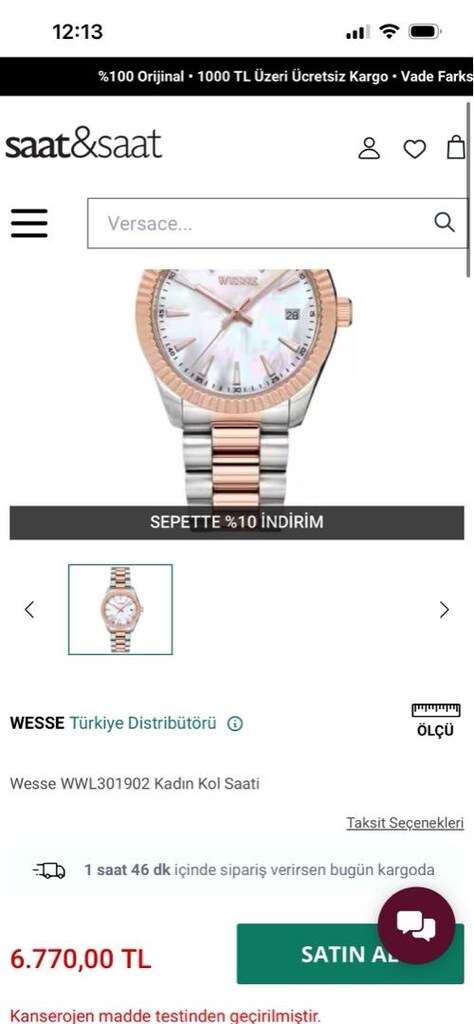 wesse kadın saat - 5