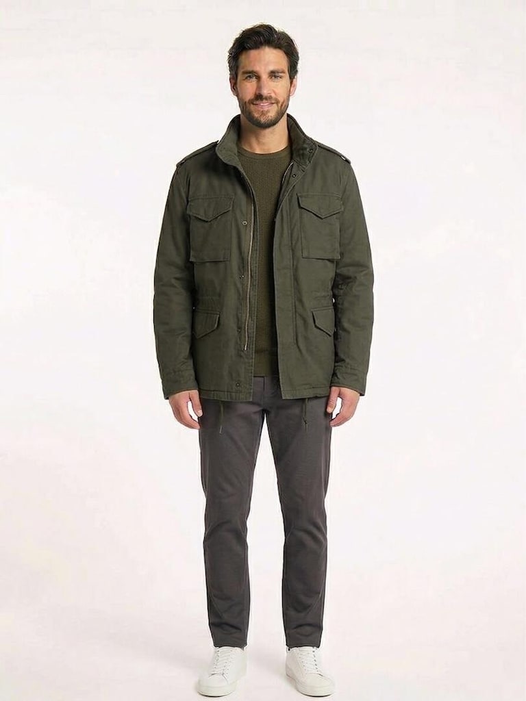 M-65 Haki Yeşili Askeri Stil Parka Mil-Tec - 3