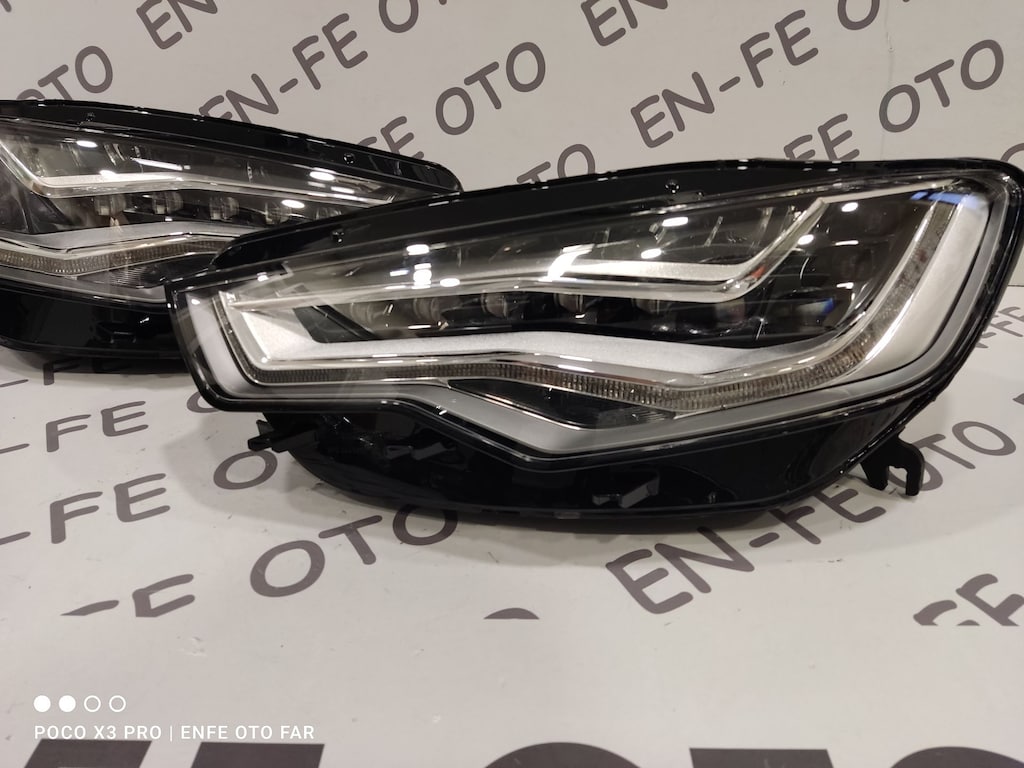 AUDİ A6 S6 BONCUK LED MATRİX SOL FAR DOLU ORJİNAL - 6