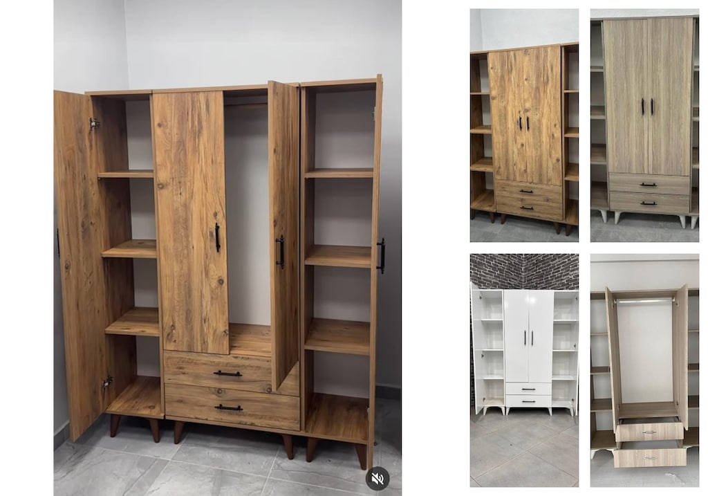 4 kapaklı elbise dolabı tbyqpqxinv - 5
