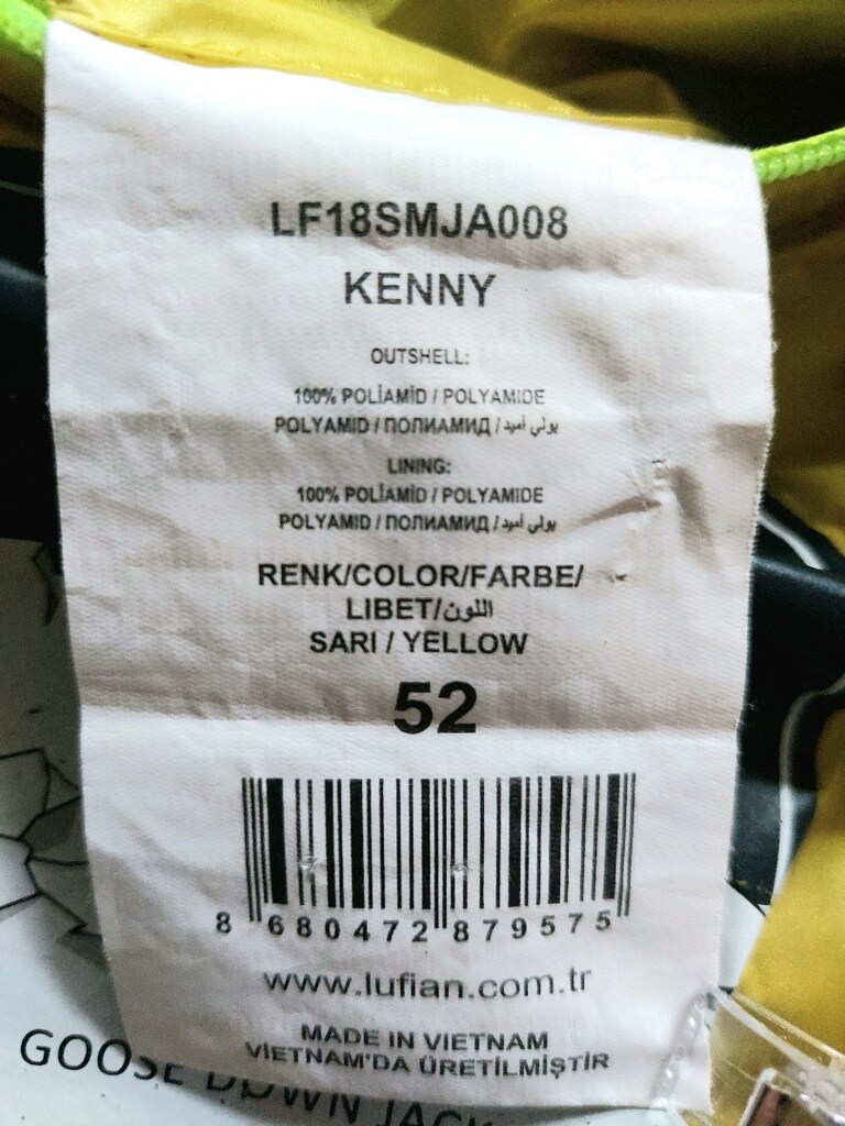 LUFIAN Kenny Kaz tüyü dolgu Mont - 4