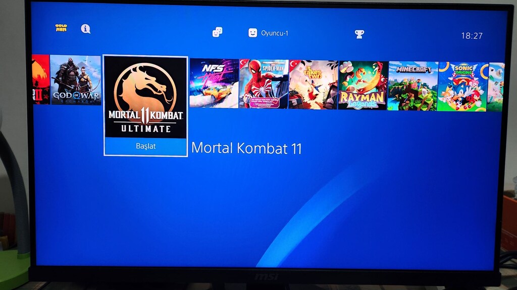 PS4 Pro 1 TB 4K, FC 27 Dahil 17 Oyunlu, Çift Orijinal Kollu, Tertemiz - 10