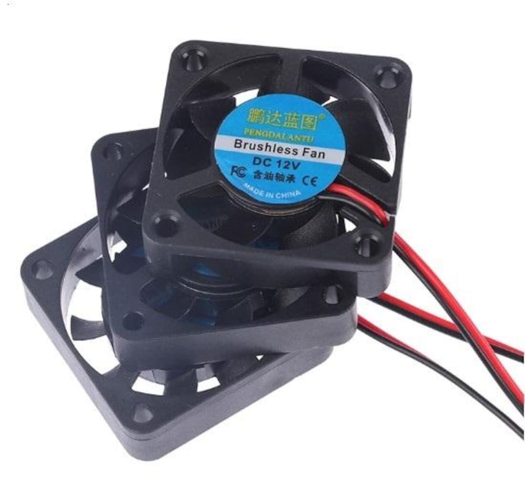 50x50mm DC 5V-12V-24V Sessiz Fırçasız Motor 3D Printer Kare FAN - 14