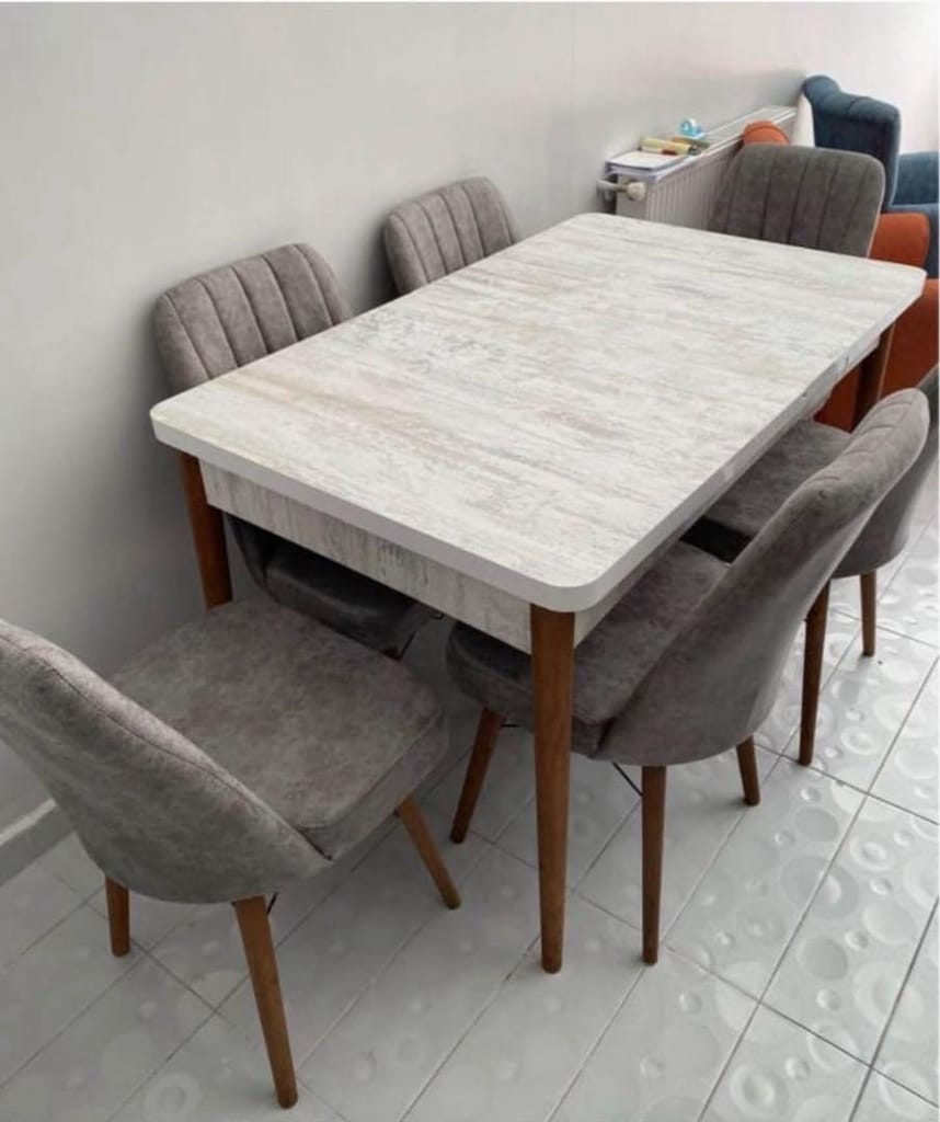 Sıfır Yemek Masası Takımı 6 Kişilik - 20