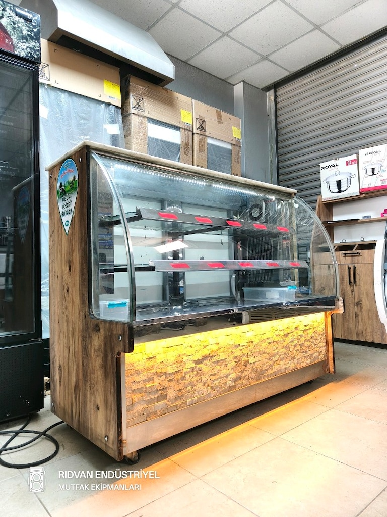 meze dolabı kebap dolabı soğutuculu teşhir vitrin endüstriyel dolap - 2