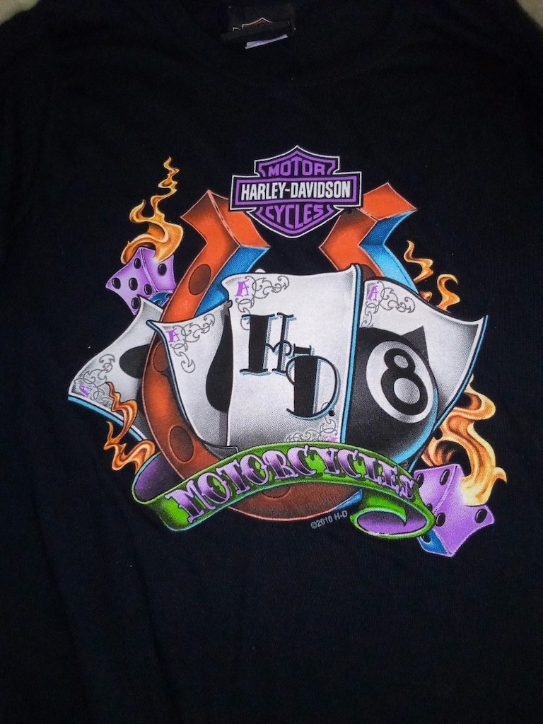 Harley Davidson siyah motifli çocuk t-shirt orijinal - 2