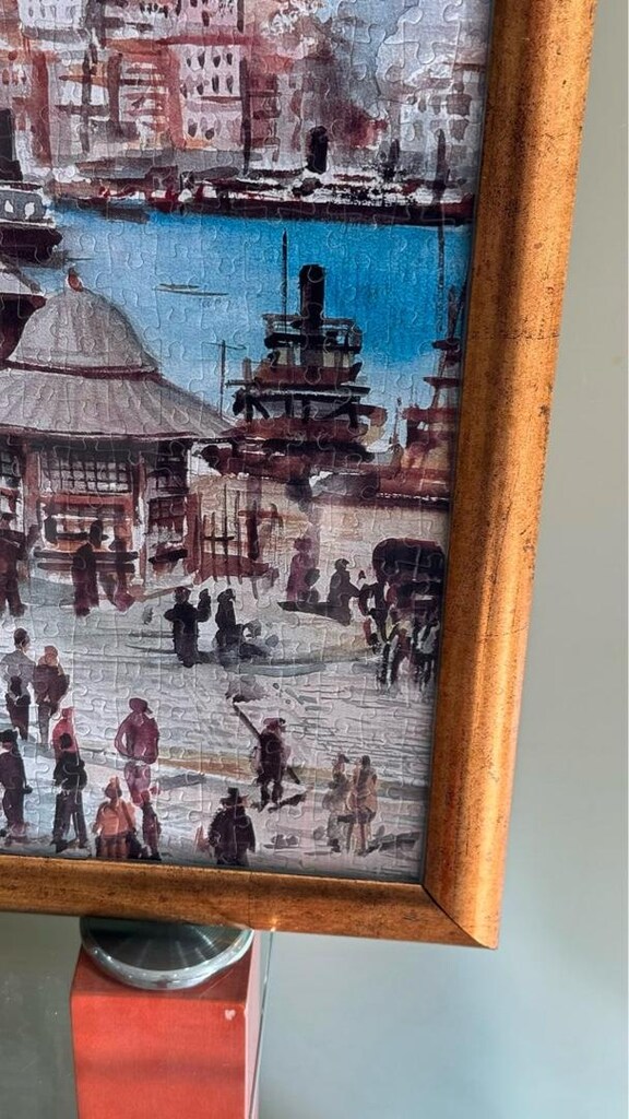 İstanbul Şehir bu Manzaralı Puzzle Tablo 75 cm x 55 cm - 3