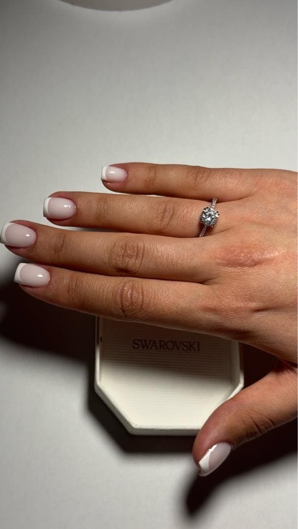 Swarovski tek taş yüzük — görsel 3/5