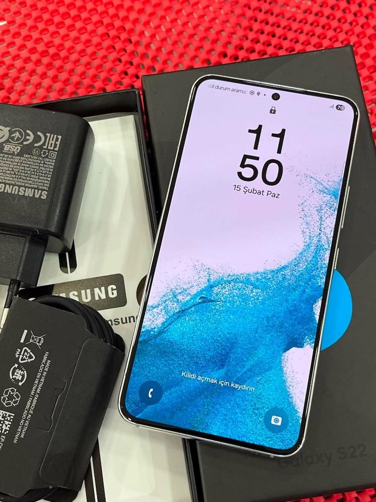 SAMSUNG S22 5G 128/8 GBTR ORİJİNAL TEMİZ 2.EL FİYAT SON - 5