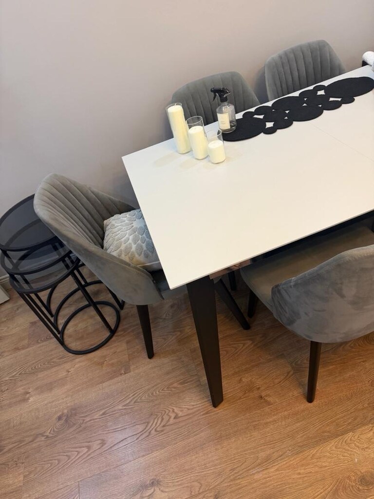 6 Sandalyeli Açılabilir Yemek Masası - 9