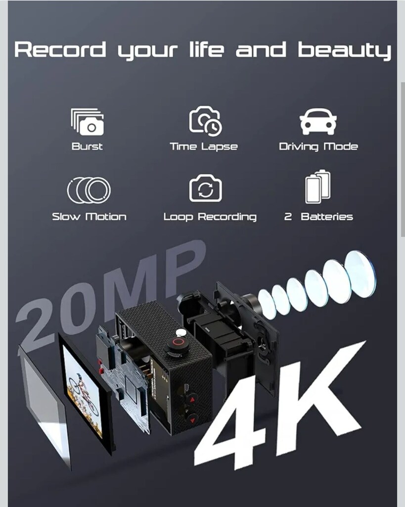 Apexcam 4K Kamera Sıfır (Yeni) - 12