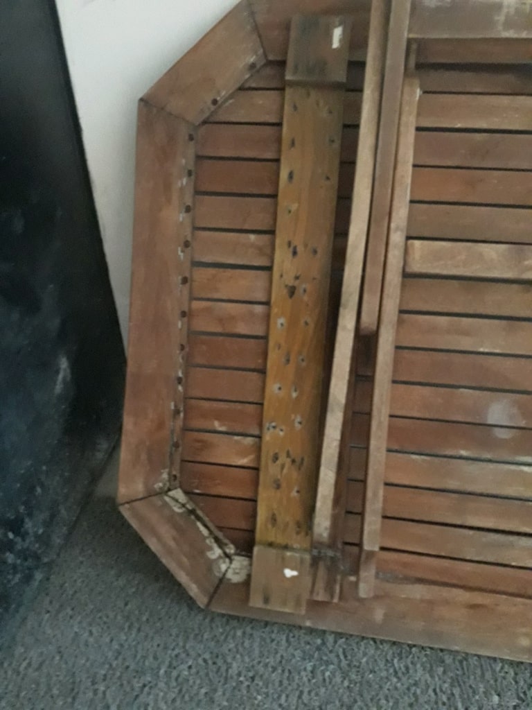 ahşap masa katlanır ayaklı - 7