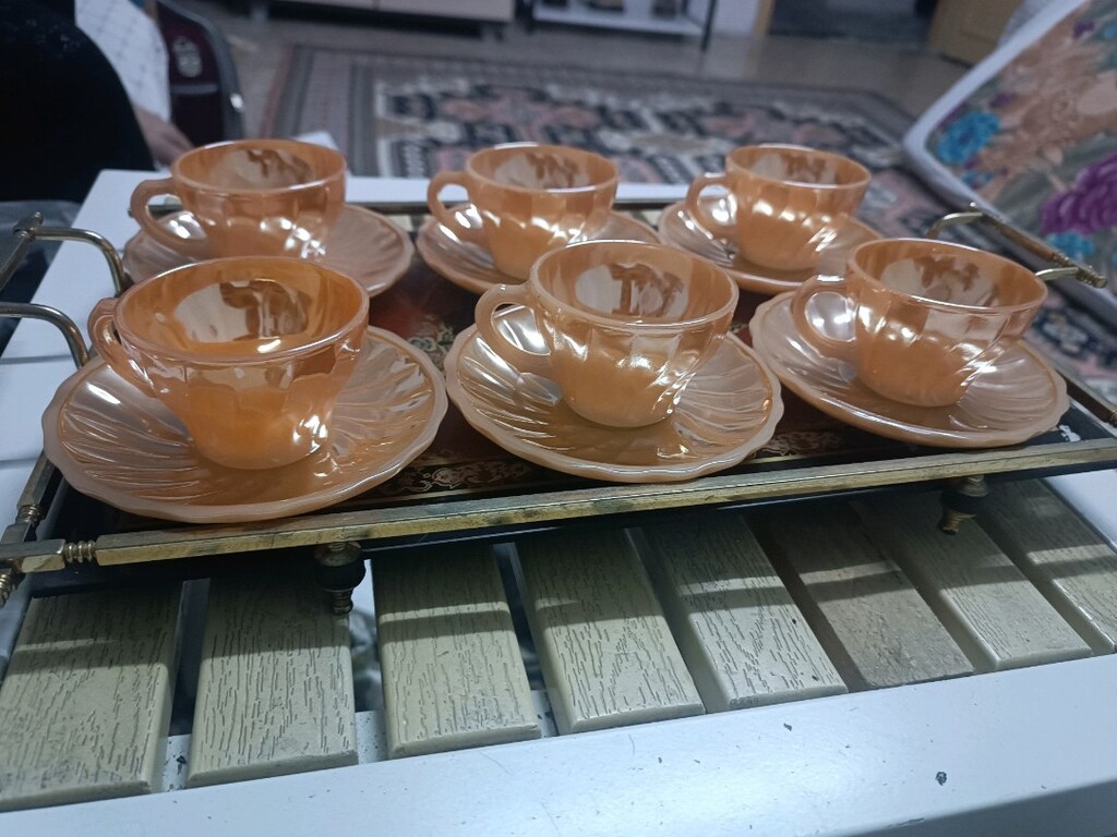 fincan takımı antika usa malı - 7