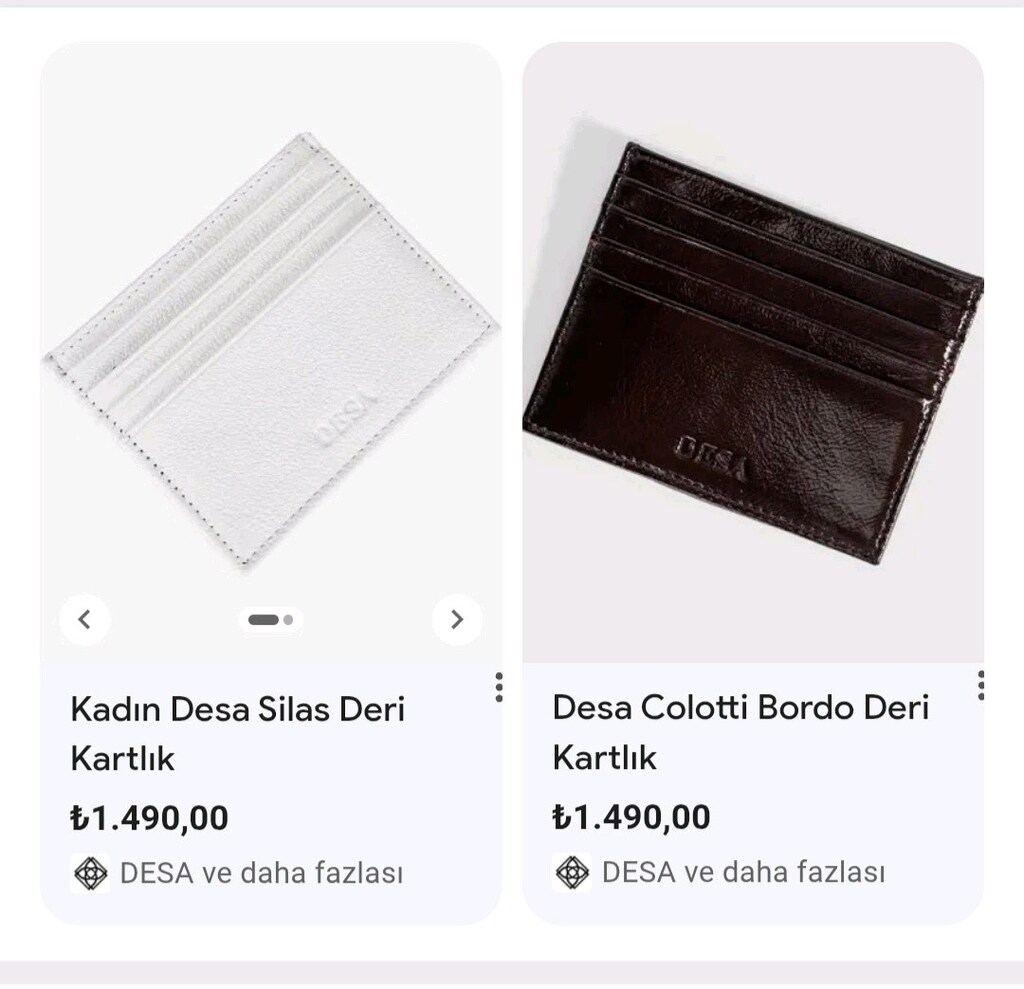 Desa deri kartlık cüzdan. Yırtığı söküğü yok - 8