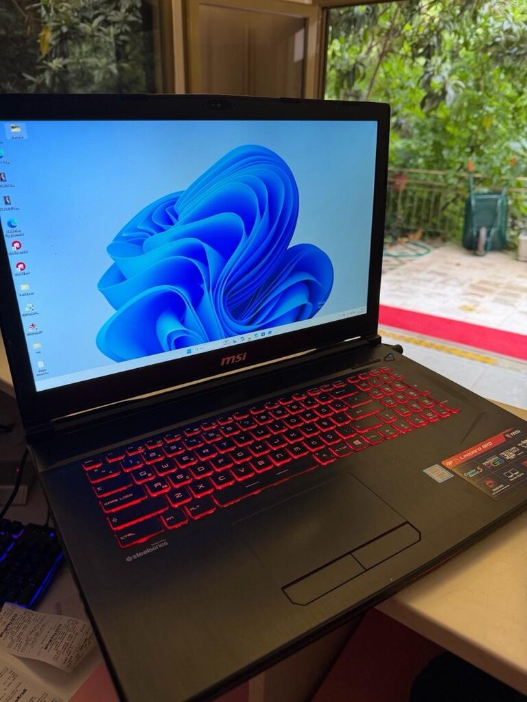 MSI GP73 leopard 1050ti temiz kullanılmış