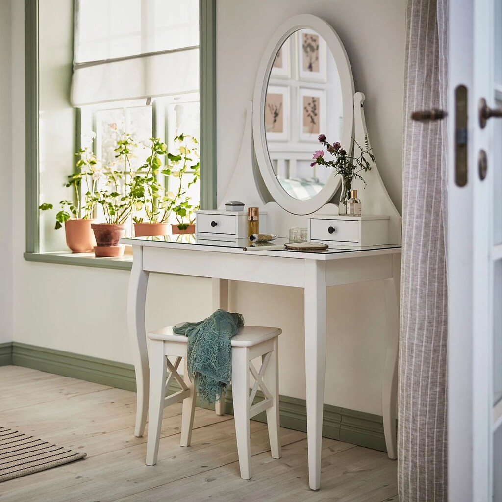 ikea makyaj masası HEMNES - 2