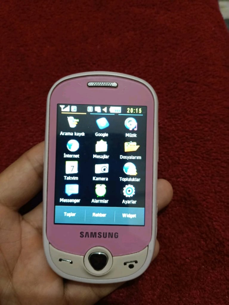 Samsung c3510 mini dokunmatik telefon Pembe - 5