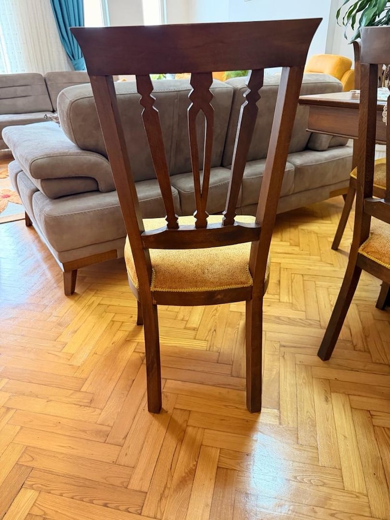 Masif Ahşap Açılır Yemek Masası + 8 Sandalye Takımı - 5