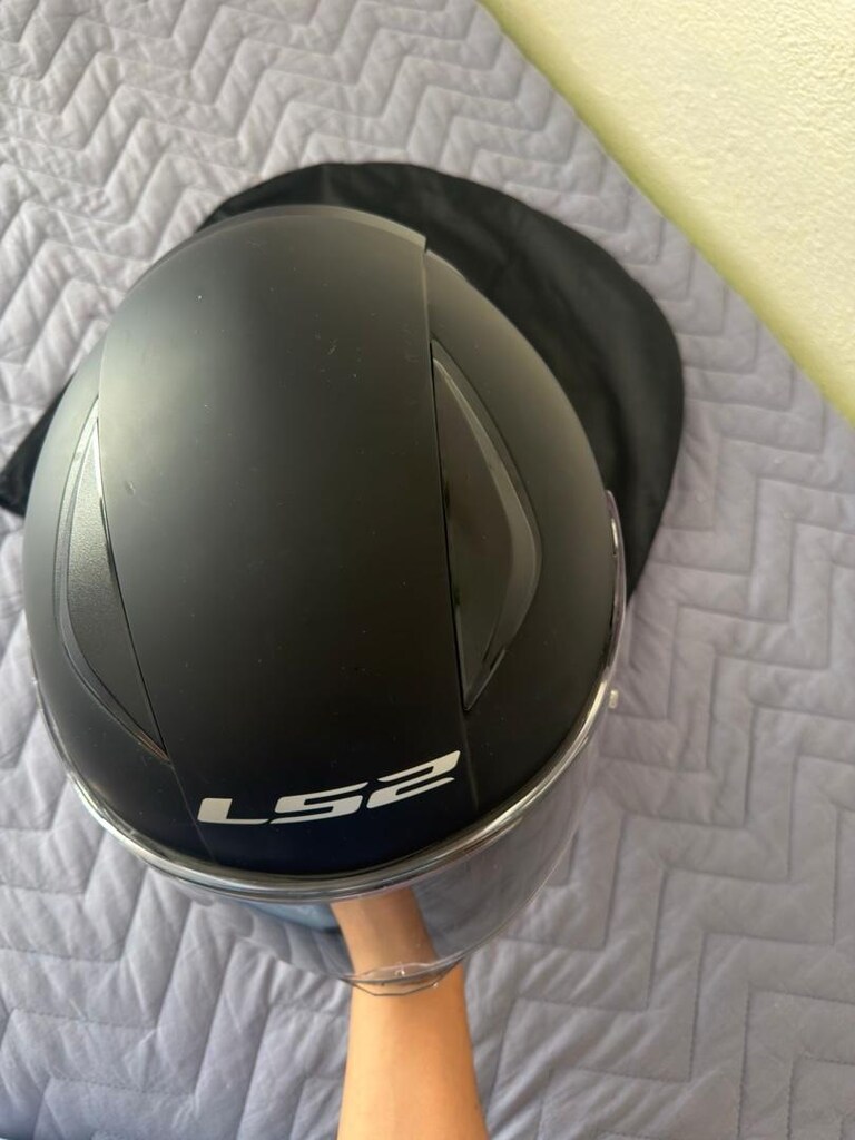 LS2 RAPİD 2 M BEDEN MAT SİYAH MAT KASK - 6