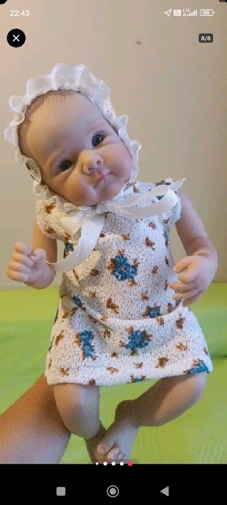 GERÇEKÇİ REBORN BEBEK OYUNCAK BEBEK SİLİKON BEBEK - 3
