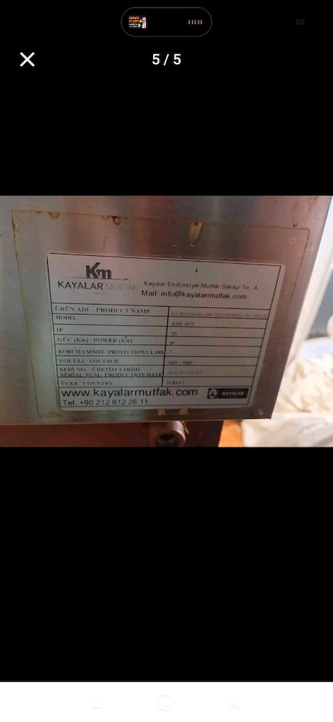 380 volt kayalar dolaplı firitöz - 4