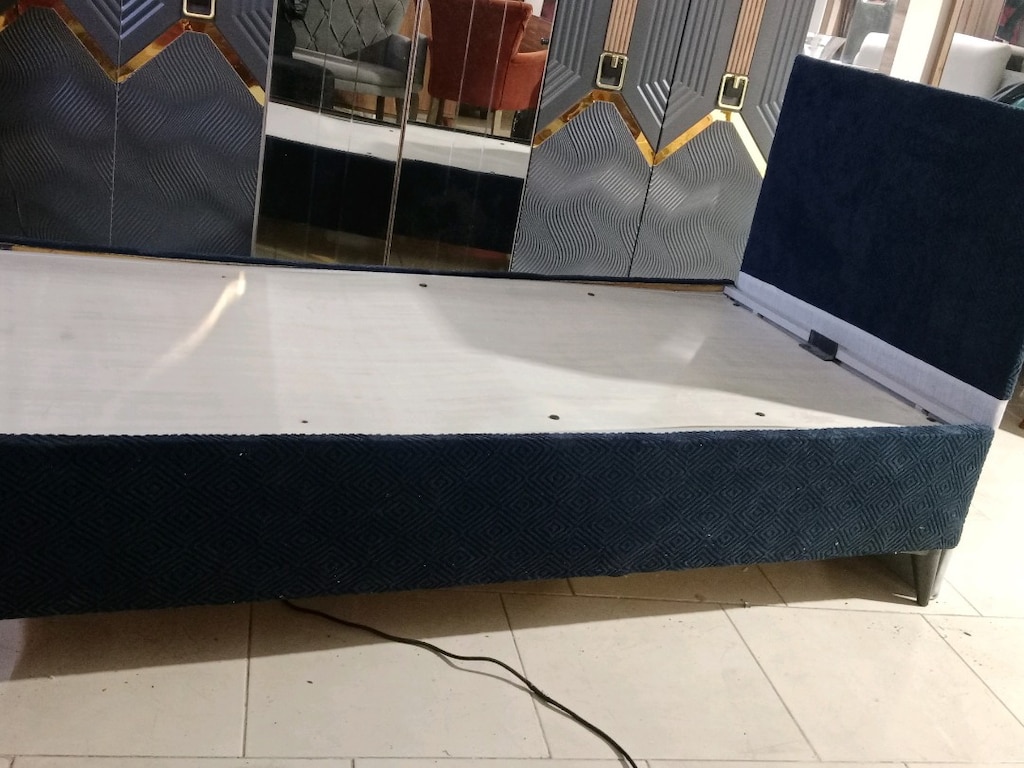 tek kişilik baza başlık bellona yeni kaplanmis - 4