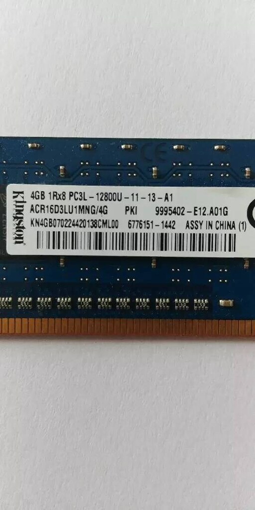 4 Gb Ddr3 1600 Mhz Kingstone 12800u Ram Masaüstü Pc - 3