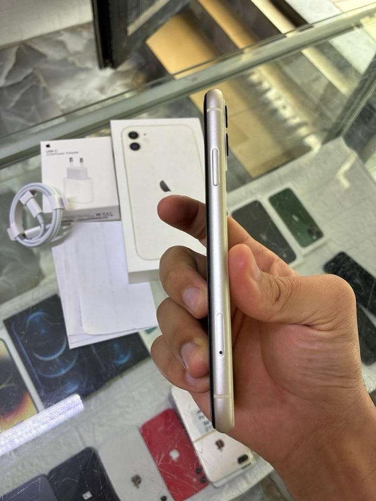 MÜHENDİSCELLDEN YURTİÇİ İPHONE 11 BEYAZ RENK PİL %100 - 8
