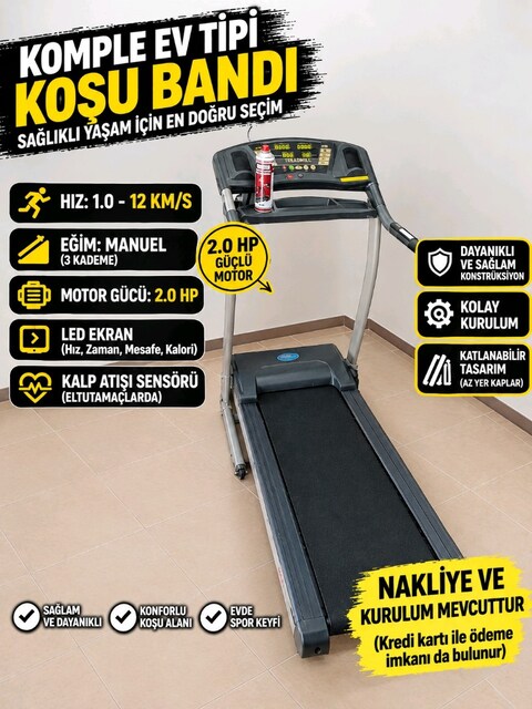 MAXSPORT KOŞU BANDI TEMİZ MP3 ÇALARLI TEMİZ SORUNSUZ