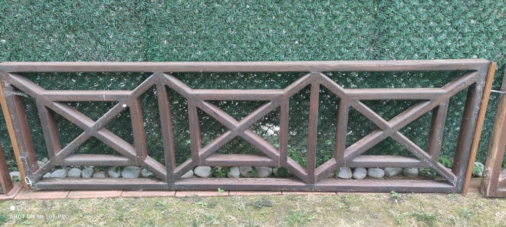 Veranda Ahşap Korkuluk/Çit - 3