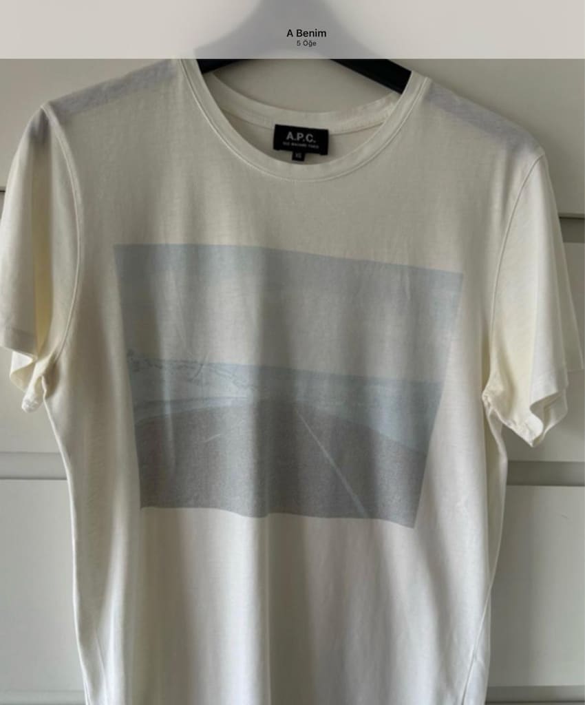 A.P.C Beyaz Tişört - 2