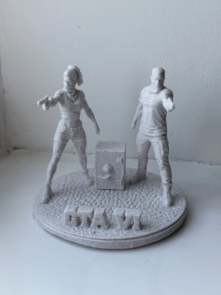GTA VI – Vice City Soygunu Dioraması | 18 cm 3D Baskı | Özel Boyama - 3