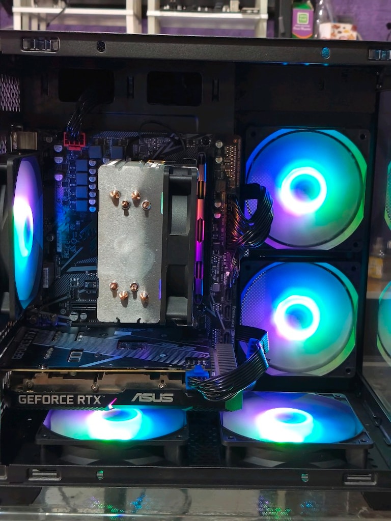 12GB RTX 3060 RYZEN 5500 16GB RAM 512 M2SSD 600W AKVARYUM KASA - 4
