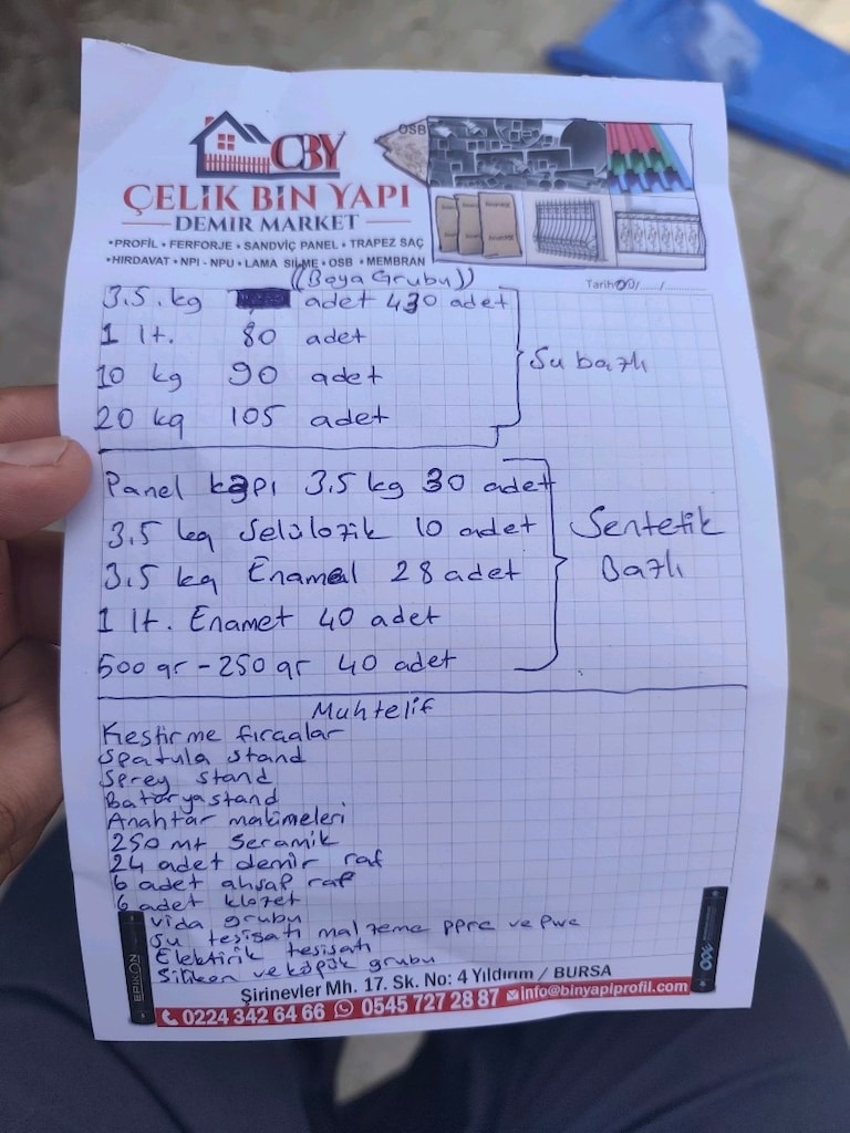 Satılık nalbur malzemesi - 12
