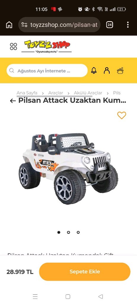PİLSAN ATTACK AKÜLÜ ARABA - 2