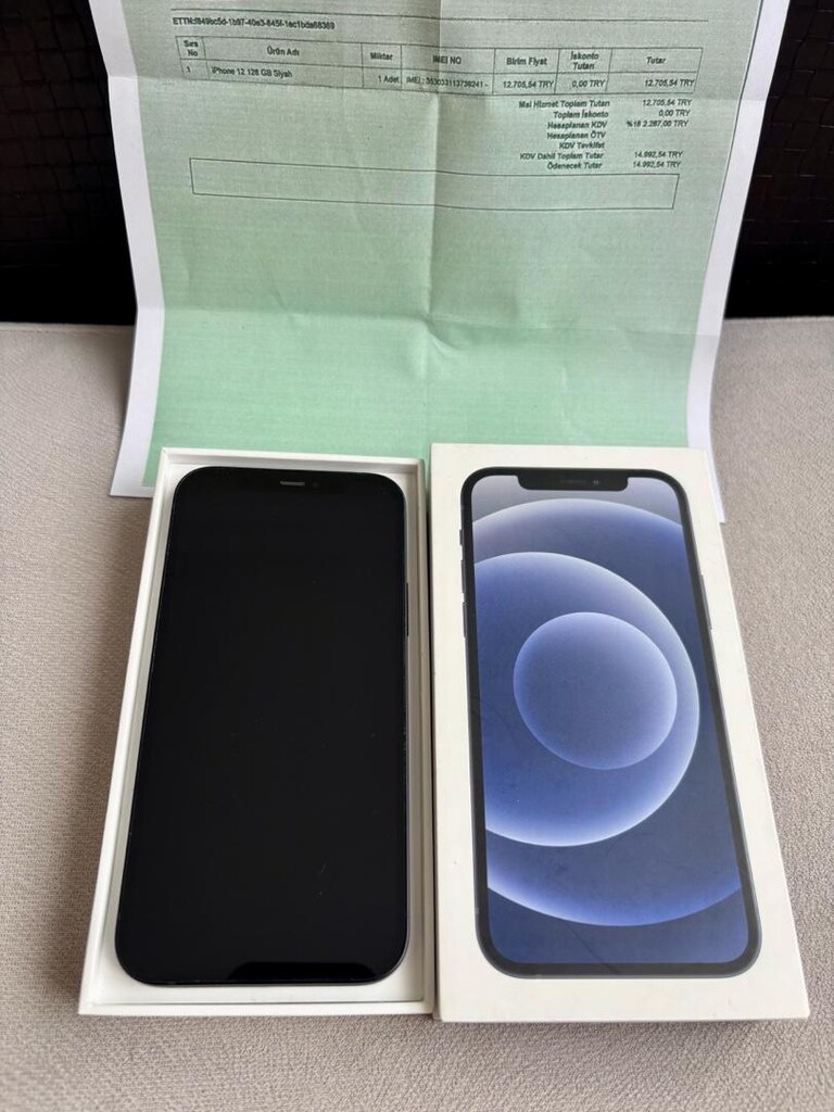 İphone 12 128Gb Pil %80 Kutulu Faturalı Tertemiz İlk Sahibinden - 2