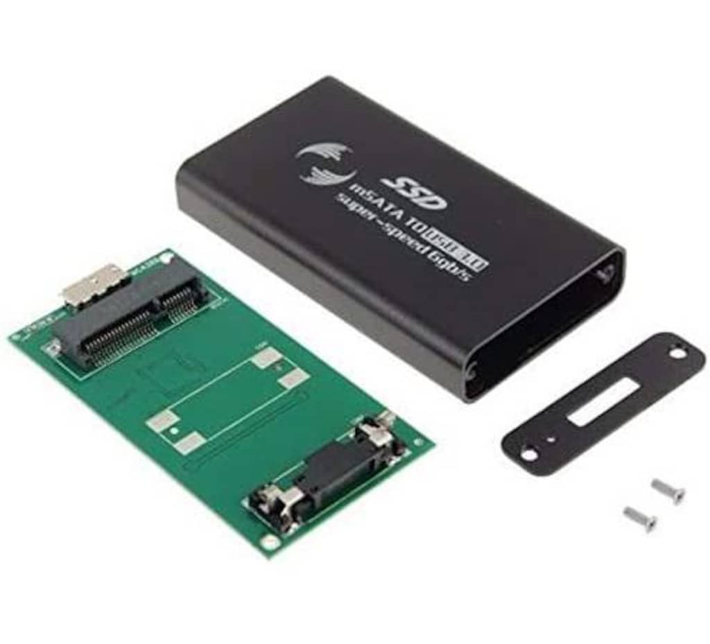Mini Pci-E Msata To USB 3.0 SSD Kutu Harddisk Kutusu - 2