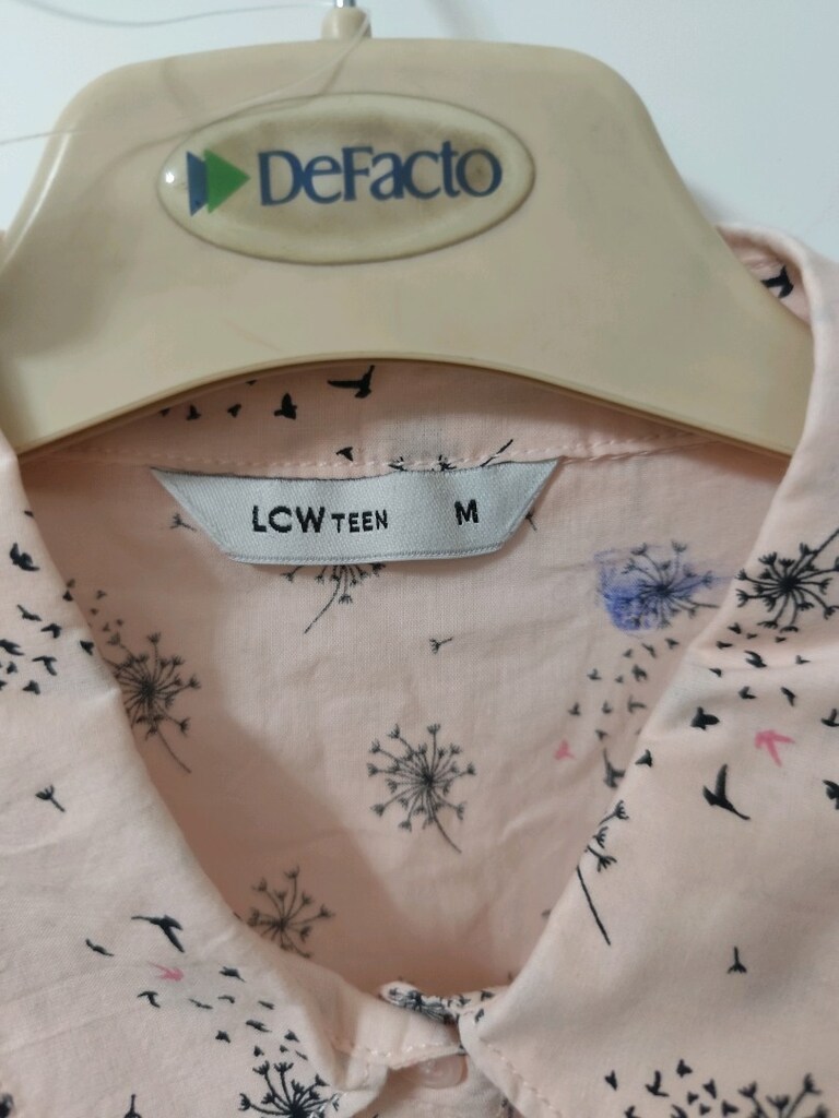 LC Waikiki kız çocuk pembe etiketli gömlek - 3
