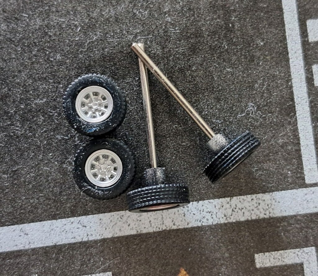 Greenlight 1/64 goodyear kauçuk lastik premium jantlar - 2