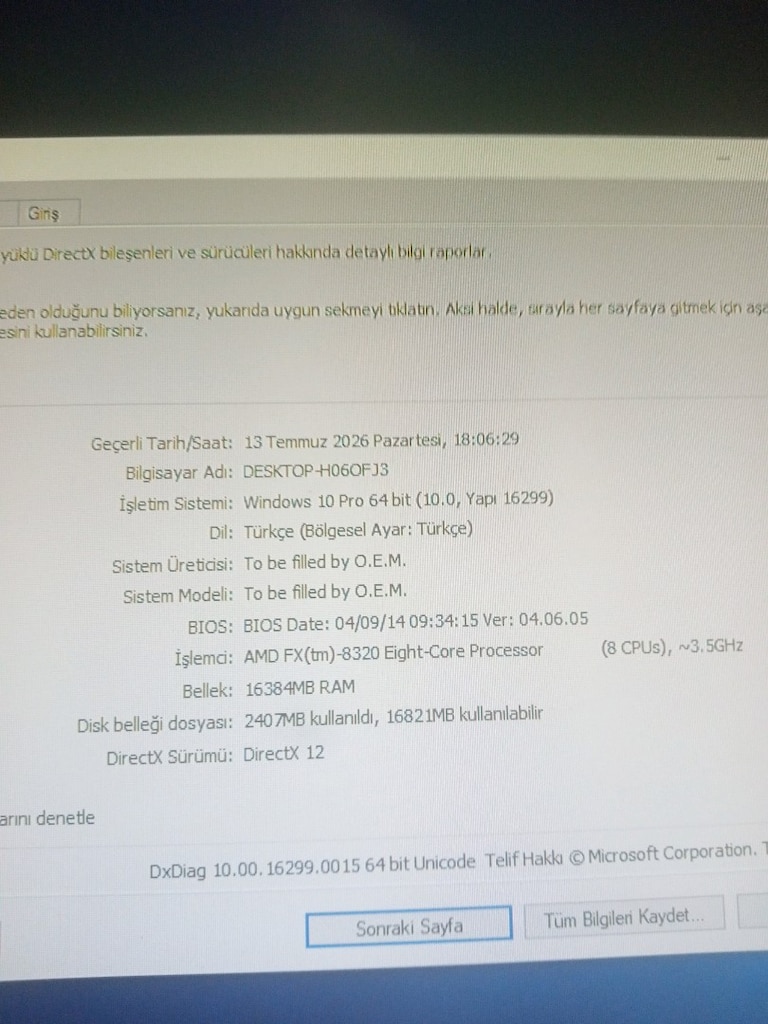 AMD FX 8320 İŞLEMCİ SORUNSUZ - 3