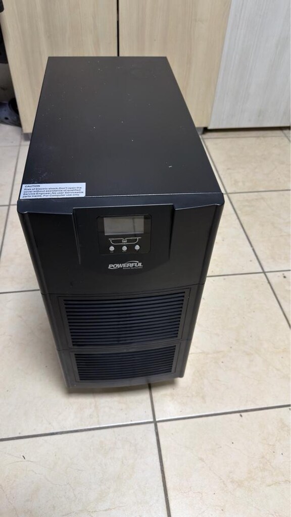 UPS 6 kva powerful online 16*12v7ah akülü - 2