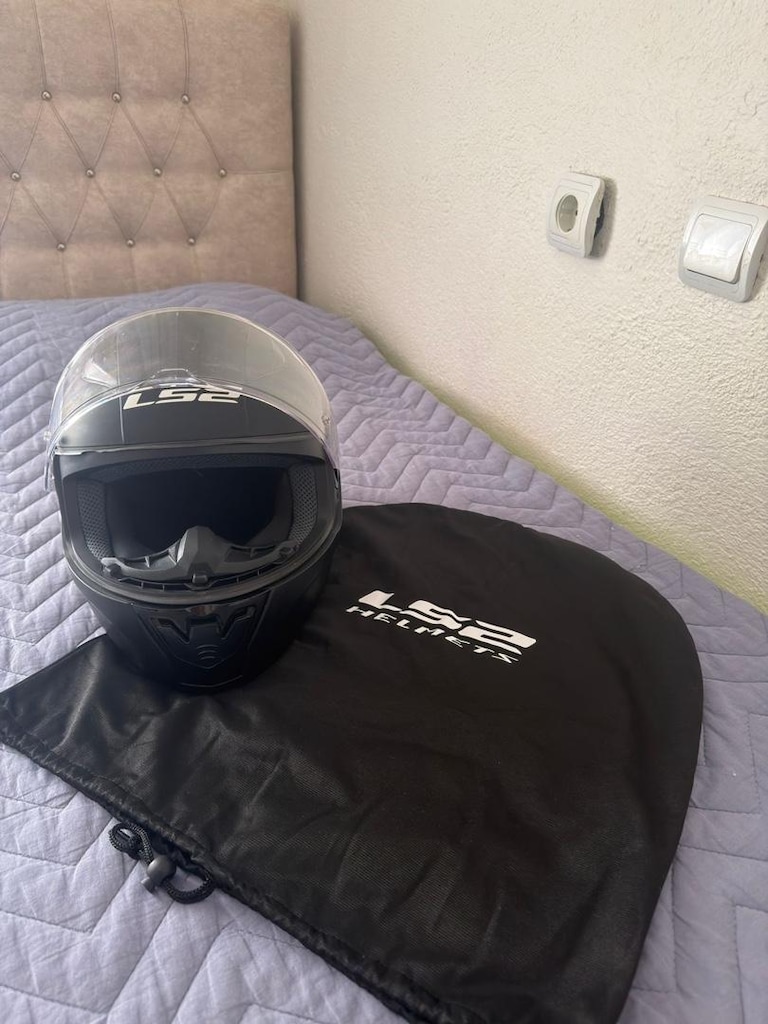 LS2 RAPİD 2 M BEDEN MAT SİYAH MAT KASK - 9